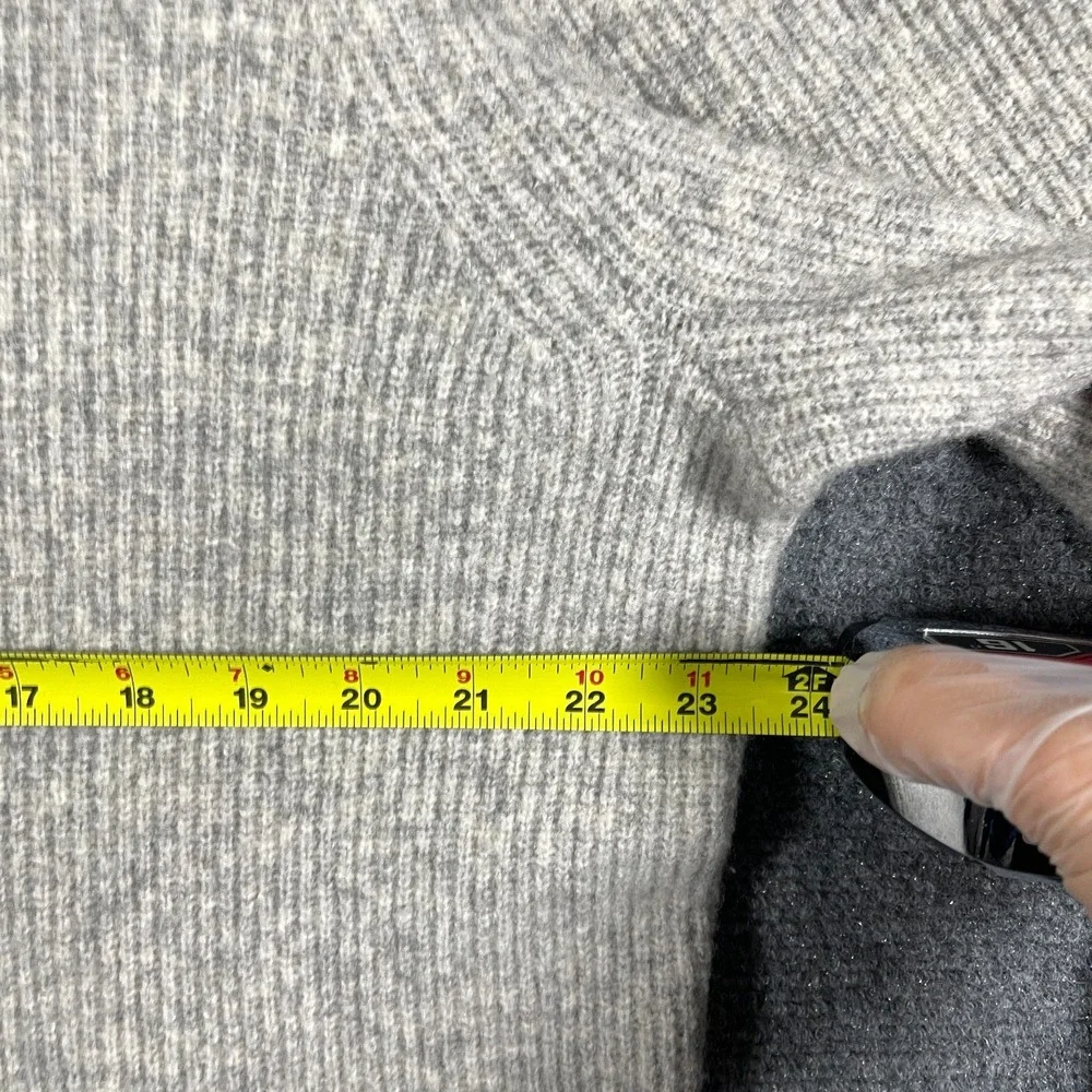 AllSaints Wool Blend Crewneck Knit Sweater Beige Casual Winter Mens Size Medium